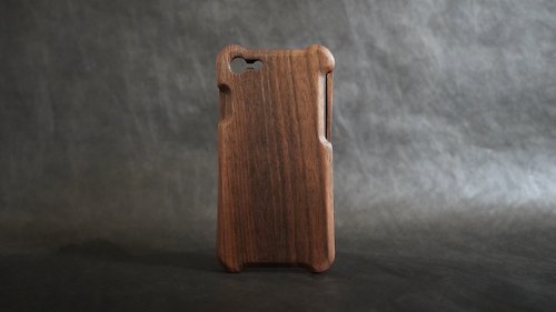 威力康創意 iPhone SE系列 胡桃木實木外殼