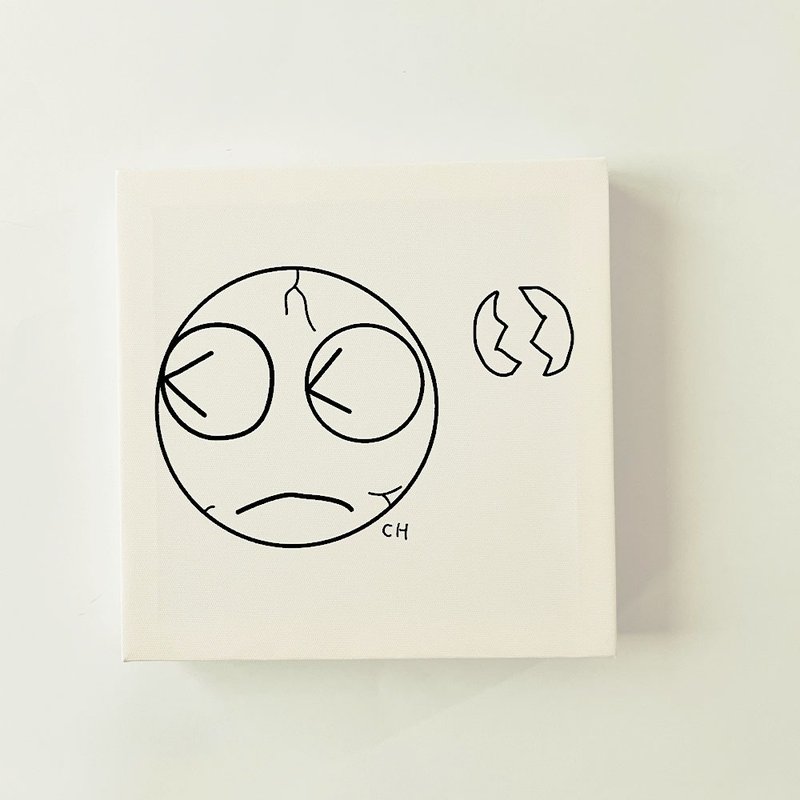 無框畫│哎唷爆裂了 ( 童趣 怪奇 canvas print ) - 海報/掛畫/掛布 - 木頭 