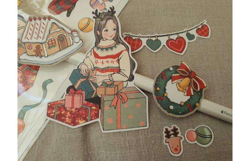 Happy Christmas - Stickers - Paper 