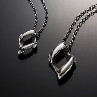 Ocean Collection PENDANT シンプルなダイヤモンド型のオーシャンネックレス ラバーズチェーン