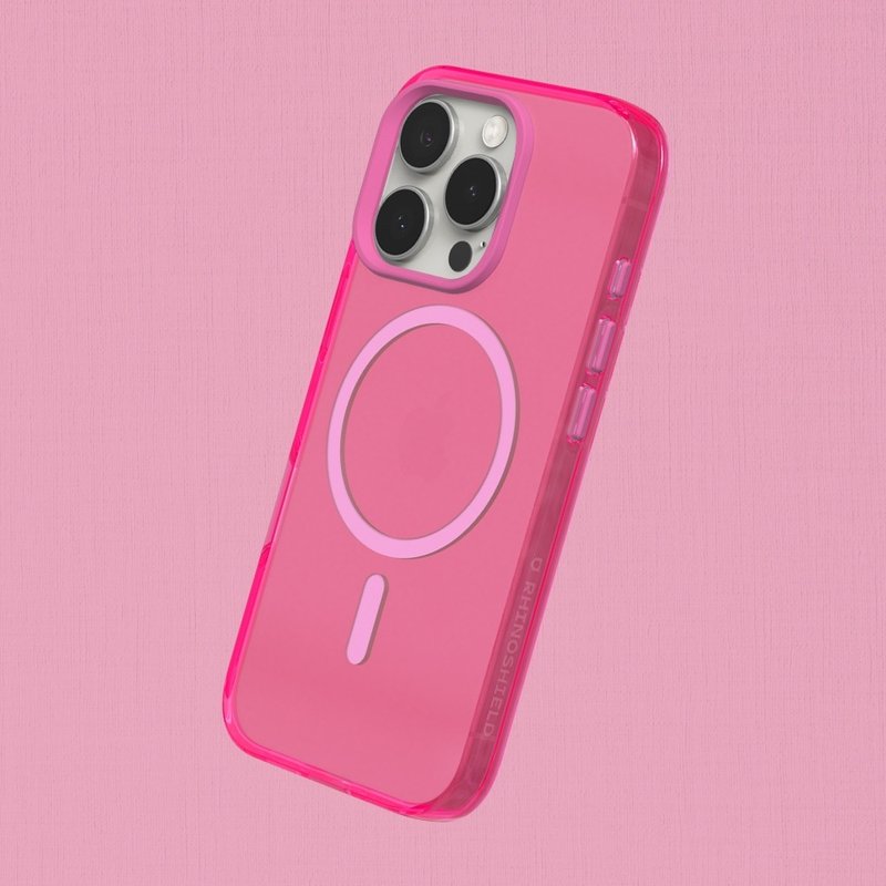 JellyTint (MagSafe compatible) transparent anti-fall phone case/Pink Yangtao iPhone 16 series - Phone Cases - Plastic Pink