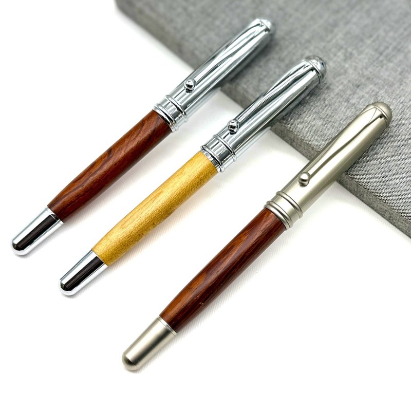 Rosewood maple wood pen platinum Sand Nie fountain pen German nib with pen box ink Tiger Crane - Fountain Pens - Wood 