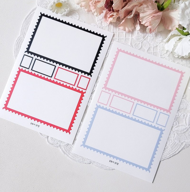 Stamp label stickers - 貼紙 - 其他材質 