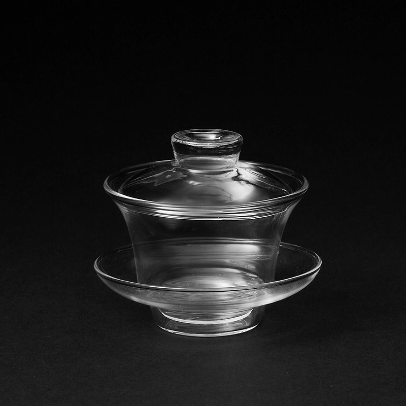 Tao Zuofang │ glass cover bowl - ถ้วย - แก้ว 