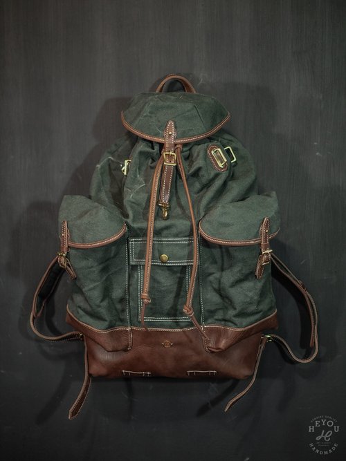 HEYOU Art&Craft Department Retro Army Backpack 復古軍用後揹包 ExtraLarge Size