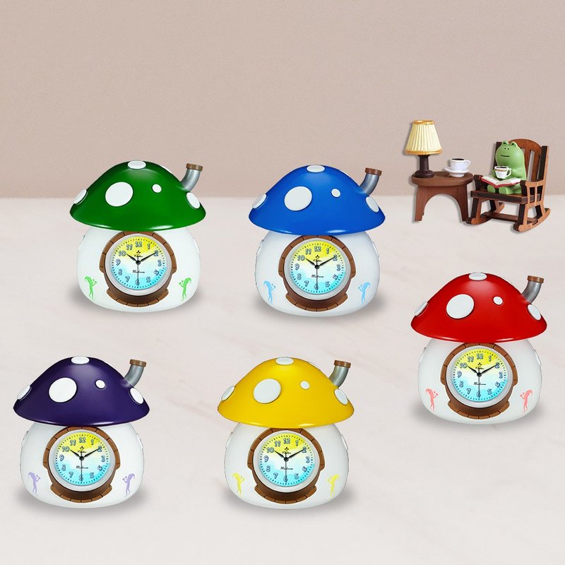 Little mushroom series-mini clock (3D printing production) - นาฬิกา - เรซิน 