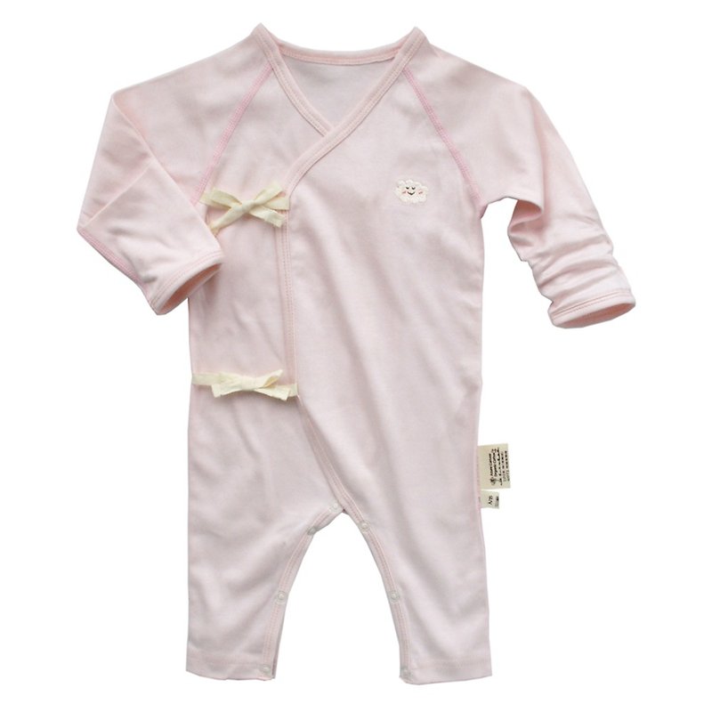 Organic Egyptian Cotton Baby Super Soft Butterfly Dress - Soft Pink Clouds - Onesies - Cotton & Hemp Pink