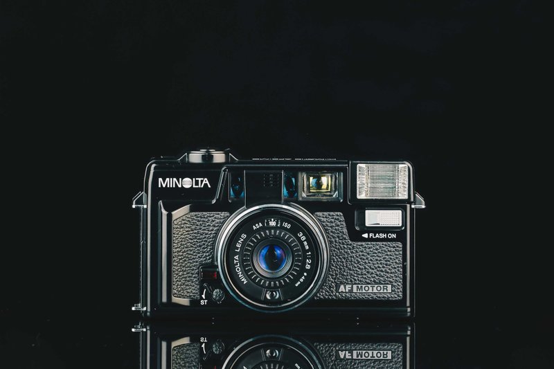 MINOLTA HI-MATIC AF2-MD #4286 #135 film camera - กล้อง - โลหะ สีดำ