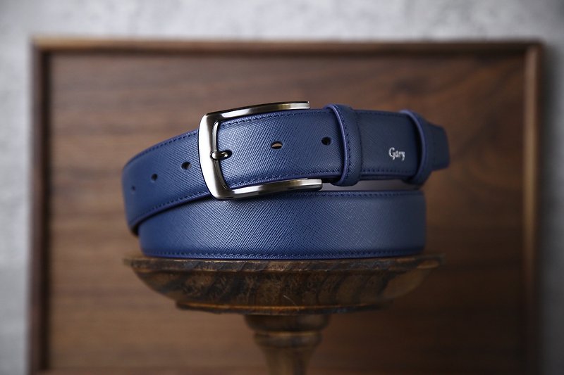 MCD - Italian Saffiano Leather Belt - Belts - Genuine Leather 