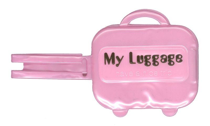 Alfalfa My luggage Luggage tag(Light Pink) - อื่นๆ - พลาสติก 