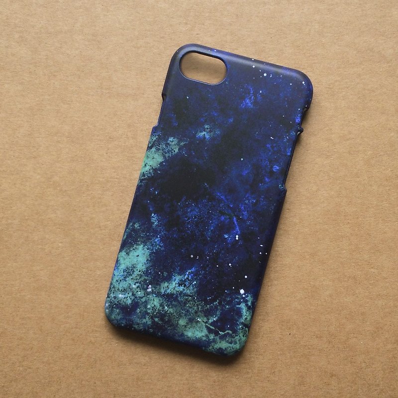 Galaxy Blue Texture. Matte Case( iPhone, HTC, Samsung, Sony, LG, OPPO) - เคส/ซองมือถือ - พลาสติก สีน้ำเงิน