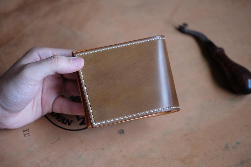 Mildy Hands - Money Clip 02 - Horween Shell Cordovan - Wallets - Genuine Leather Brown