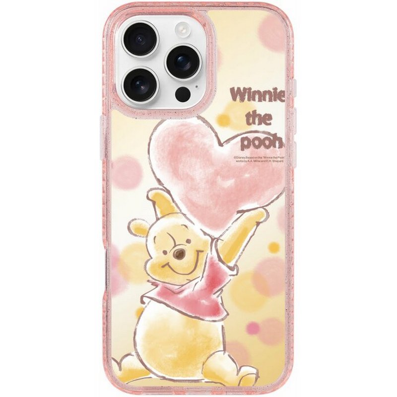 Disney Winnie the pooh iPhone 16 Samsung Golden Case/Mirror Case/Hybrid Plus - เคส/ซองมือถือ - พลาสติก หลากหลายสี