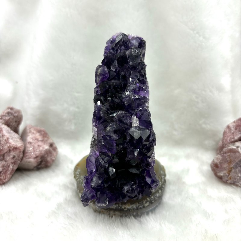 *自然饋贈 + 帝王紫牙* 天然巴西紫水晶擺件 Natural Amethyst - 擺飾/家飾品 - 水晶 紫色