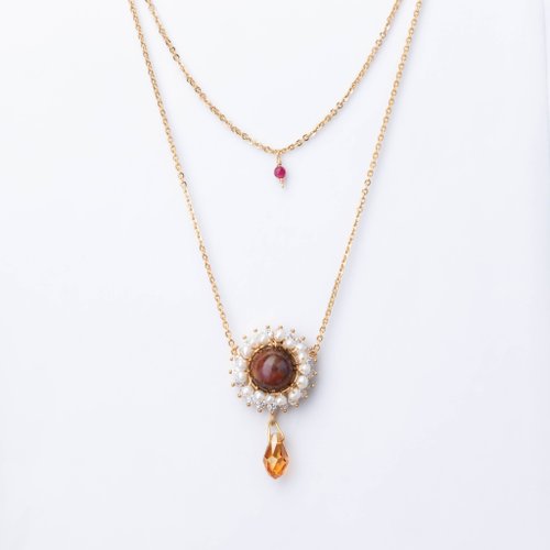 Richezza del sole - Abundant sun double necklace