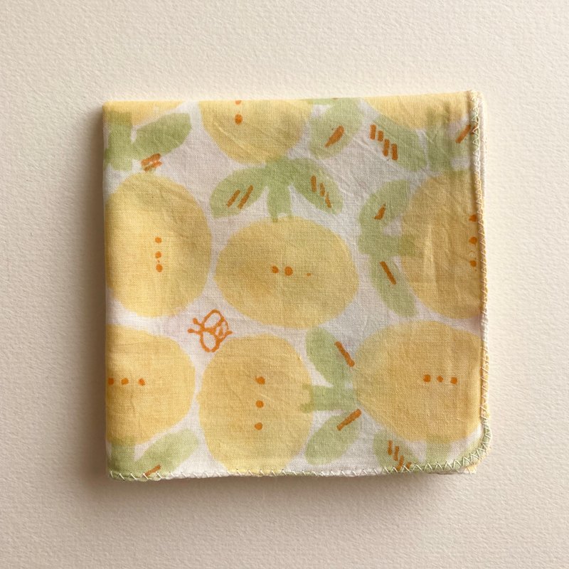 Brock Print Handkerchief | Honey01 - อื่นๆ - ผ้าฝ้าย/ผ้าลินิน 