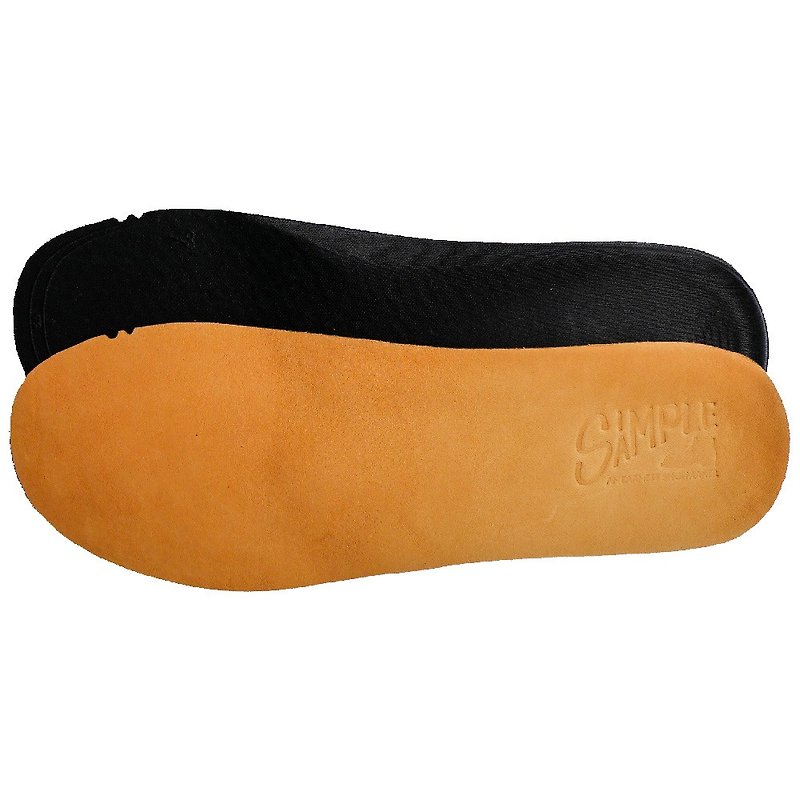 Simple Sample Shoes Leather Insole - Insoles & Accessories - Genuine Leather Orange