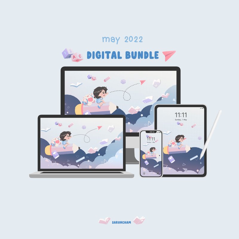 BUNDLE | MAY 2022 - 電子似顏繪/繪畫/插畫 - 其他材質 