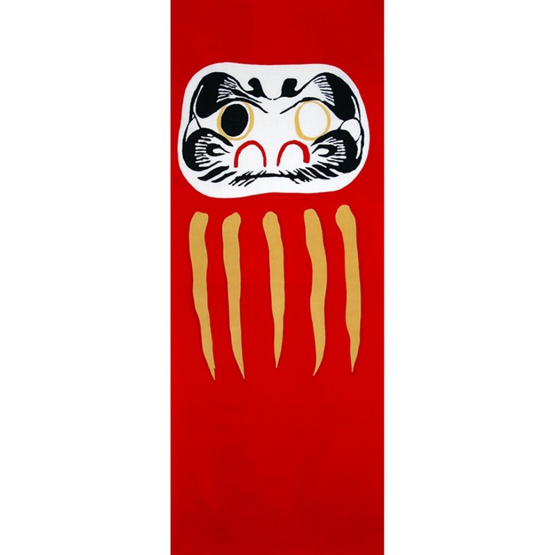 京都手拭巾-達磨 - 海報/掛畫/掛布 - 棉．麻 
