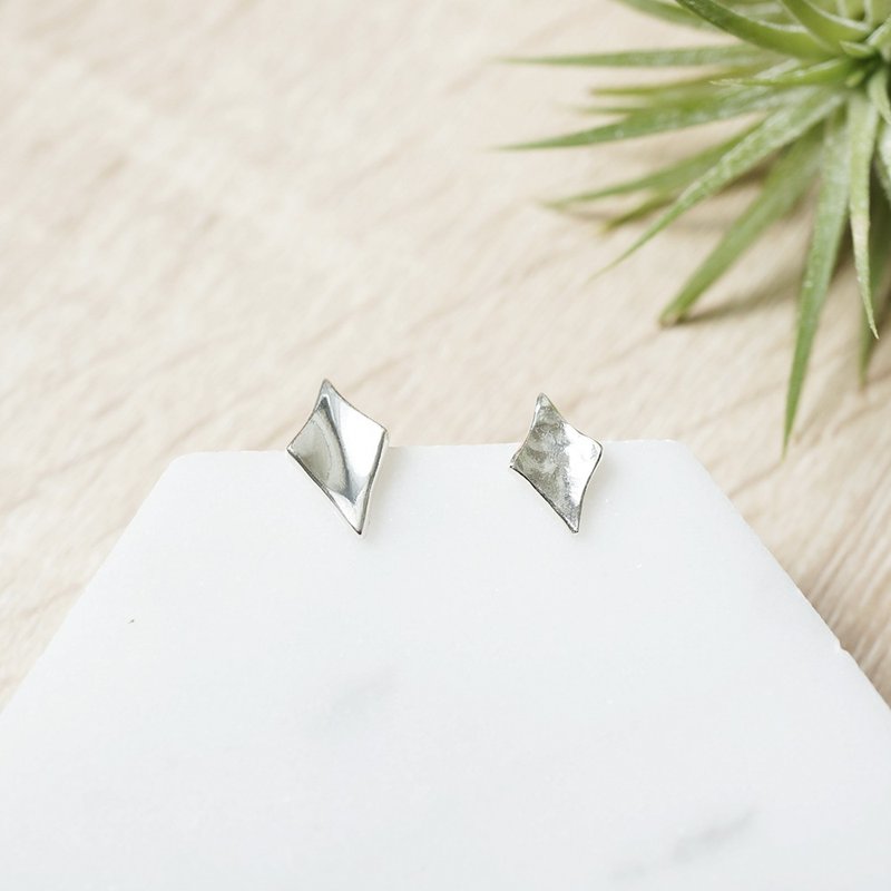 Shiny Summer Light - Sterling Silver Earring - ต่างหู - เงินแท้ สีเงิน