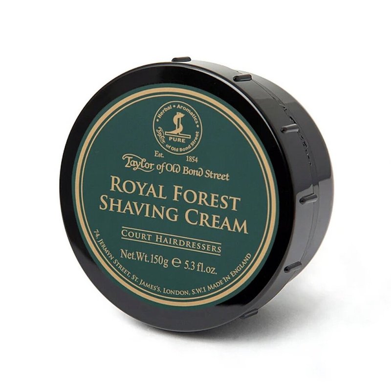 Taylor of Old Bond Street Royal Forest Shave Cream/ Shave Foam/ Shave Soap - Men's Skincare - Other Materials 