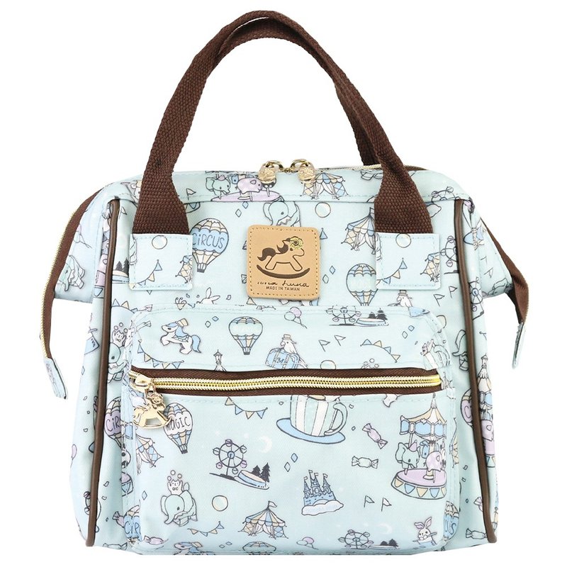[Dream Park-Small Opening Three-Purpose Bag] Crossbody / Back / Portable Waterproof Opening Bag Made in Taiwan - กระเป๋าเป้สะพายหลัง - วัสดุกันนำ้ 
