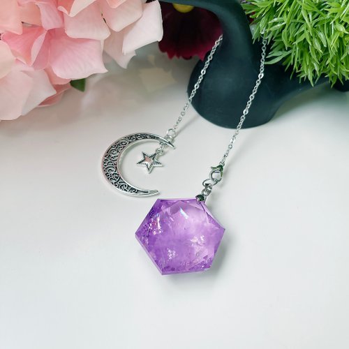 OLINA DESIGN歐林娜設計 靈擺第一專業品牌 天然水晶項鍊 六芒星吊墜 能量療癒/免運禮盒裝