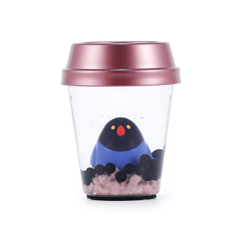 Taiwanese Snacks - Taro Ball Blue Magpie Takeaway Cup Decoration Birthday Exchange Gift Office Healing and Stress Relief Item - Items for Display - Other Materials 
