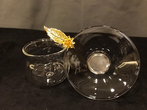 豐曜-陶藝廊·茶空間 造型玻璃茶漏網