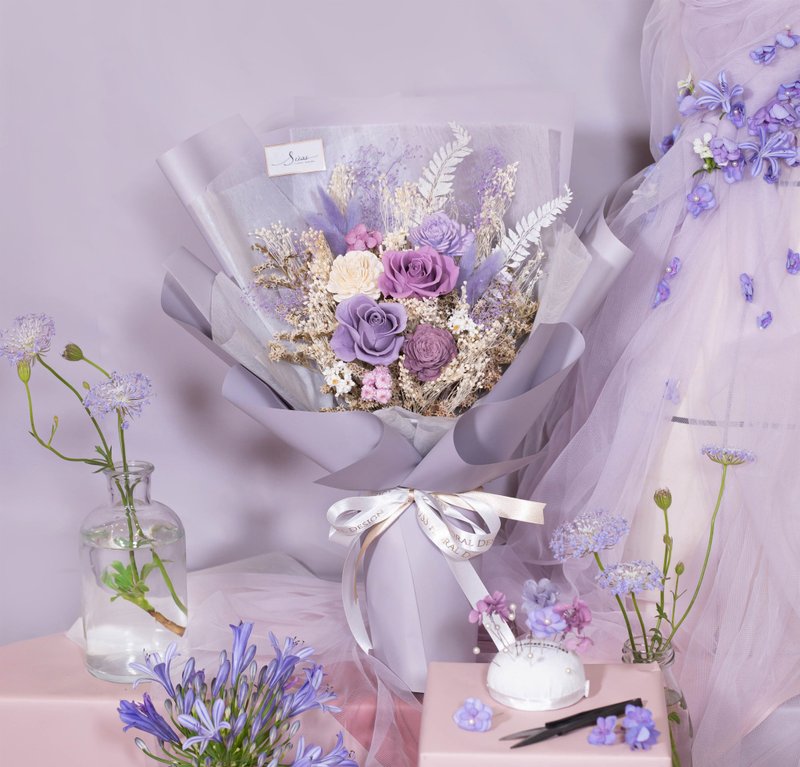 SÜSS Virgo Eternal Korean Bouquet - Dried Flowers & Bouquets - Plants & Flowers 