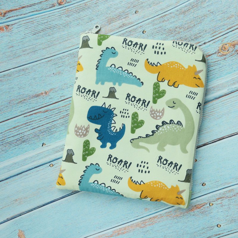 7吋~7.8吋  電子書 收納包 (閱讀器保護套) L型拉鍊袋電子書保護 - 電腦包/筆電包 - 棉．麻 