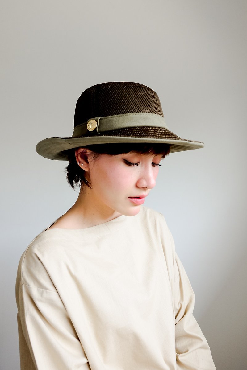 PALINI Sandwich Bucket Hat - Olive Green - Hats & Caps - Other Materials Green