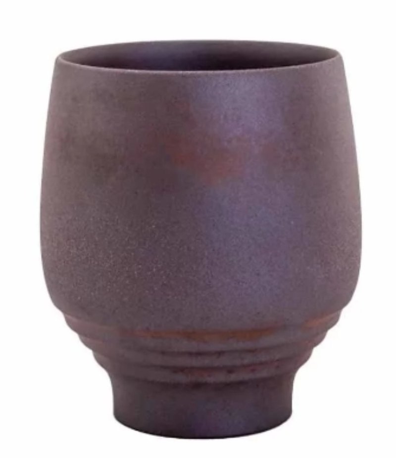 陶作坊x不二堂│老岩泥禪濤文創高杯 - 茶壺/茶杯/茶具 - 其他材質 咖啡色