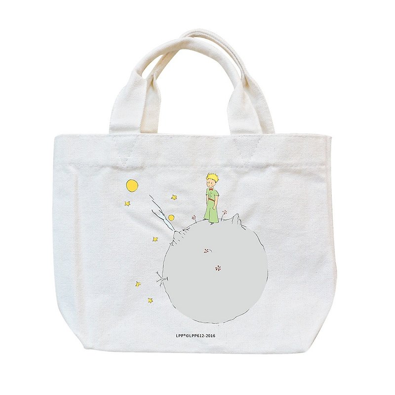 Little Prince Classic Edition Authorization - Small Tote Bag: [another planet], AA03 - Handbags & Totes - Cotton & Hemp Gray