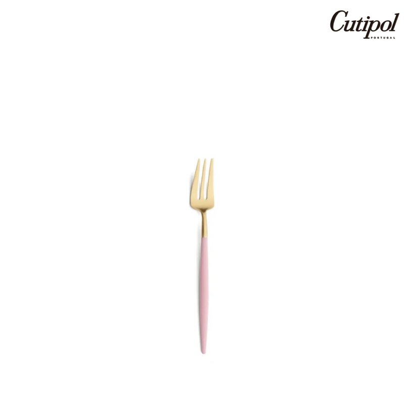 ポルトガル クチポール GOAピンクゴールドフルーツ トライデント - カトラリー - ステンレススチール ブラック