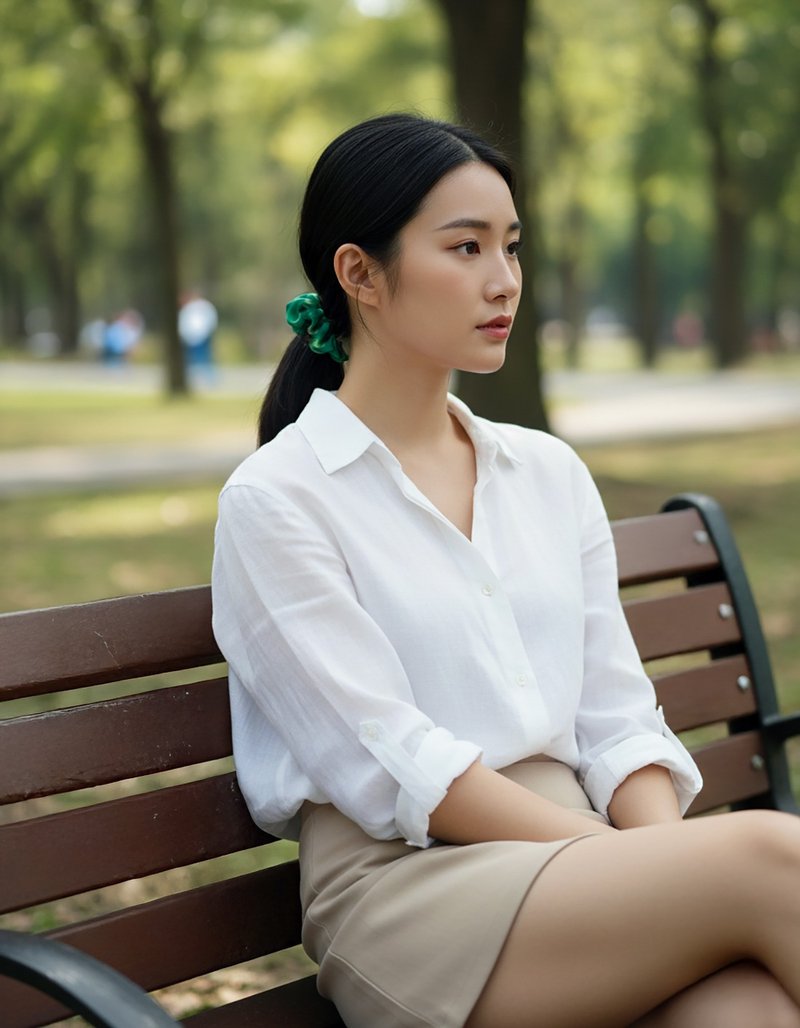 【 新品上市 】【 追蹤拿優惠卷】法式時尚髮圈 純絲印花髮圈組 - 髮夾/髮圈 - 絲．絹 紅色