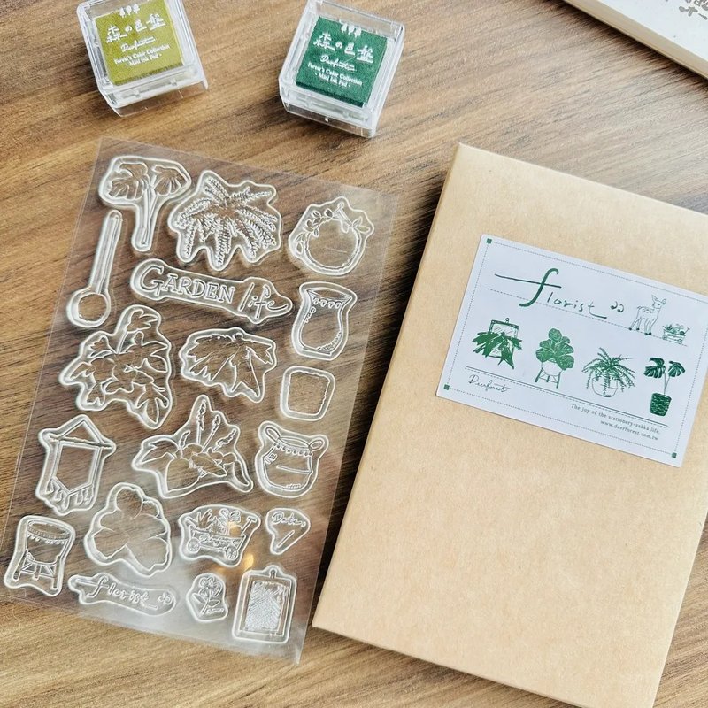 Florist crystal stamp set - Stamps & Stamp Pads - Plastic 