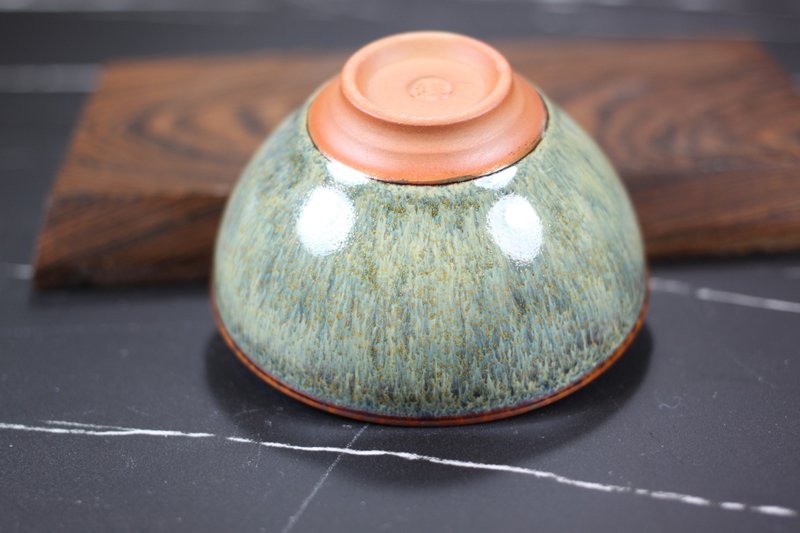 【蛇年新春】土羽 天目釉茶杯 茶碗 鶯歌陶藝名家葉敏祥作品 - 茶壺/茶杯/茶具 - 瓷 