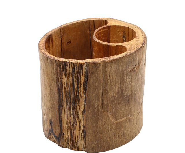 木 筆筒　筆立　笔筒 預訂】泰國製天然木筆筒Moonstar House 星月屋｜筆筒/筆座人氣榜