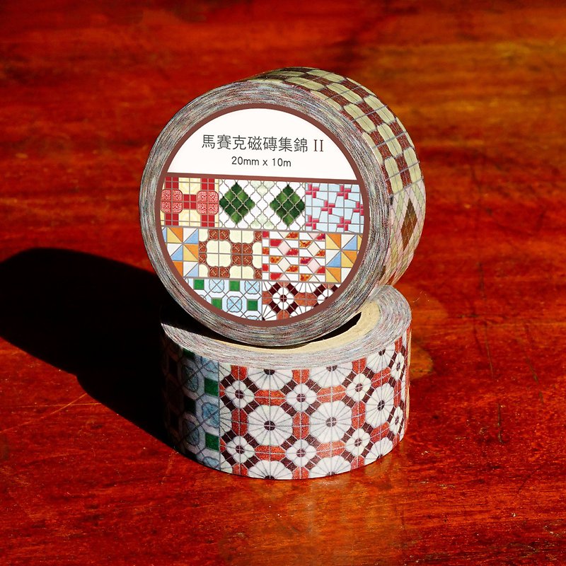 Old House Yan – Mosaic Tile Collection Paper Tape II - Washi Tape - Paper 