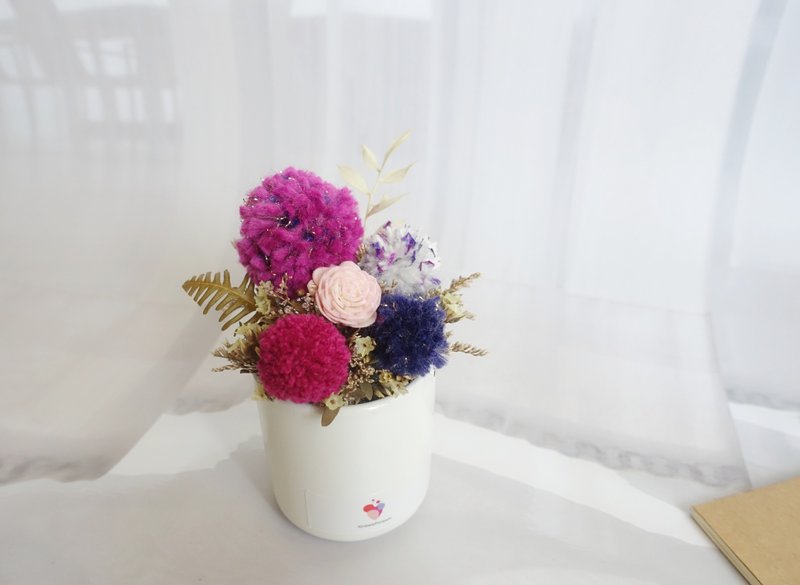 my purple corner/personalized boquets, home decor, housewarming gift - ตกแต่งต้นไม้ - วัสดุอื่นๆ สีม่วง