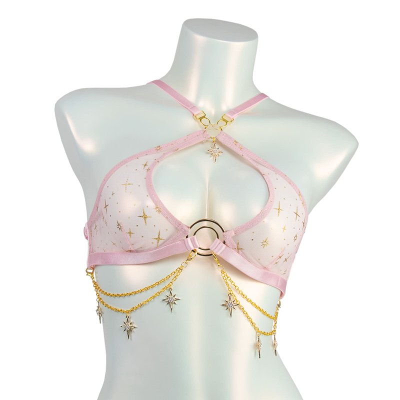 Stardust Bra Top Pink - 女內衣褲 - 其他材質 粉紅色