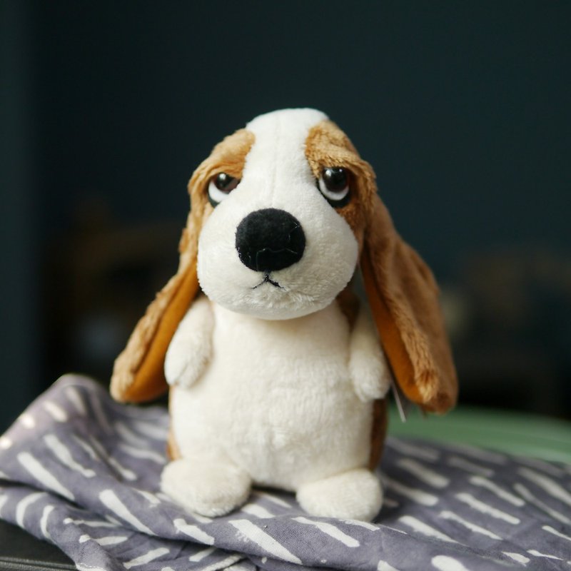 Hush Puppies Standing Basset (4.5 inch) - Stuffed Dolls & Figurines - Polyester Brown