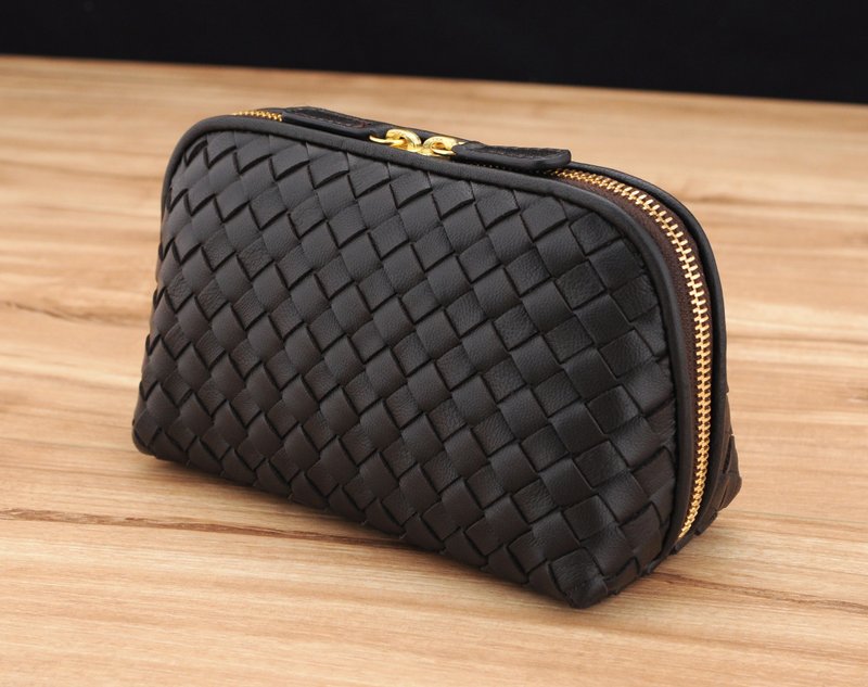STORYLEATHER 訂做 Style 6296 編織化妝包 - 化妝包/收納袋 - 真皮 多色