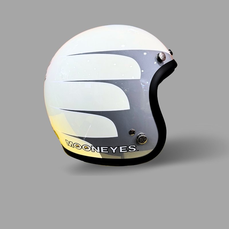 GALLOP x MOONEYES聯名款 2020年台灣限定4/3安 - 電單車頭盔 - 其他材質 
