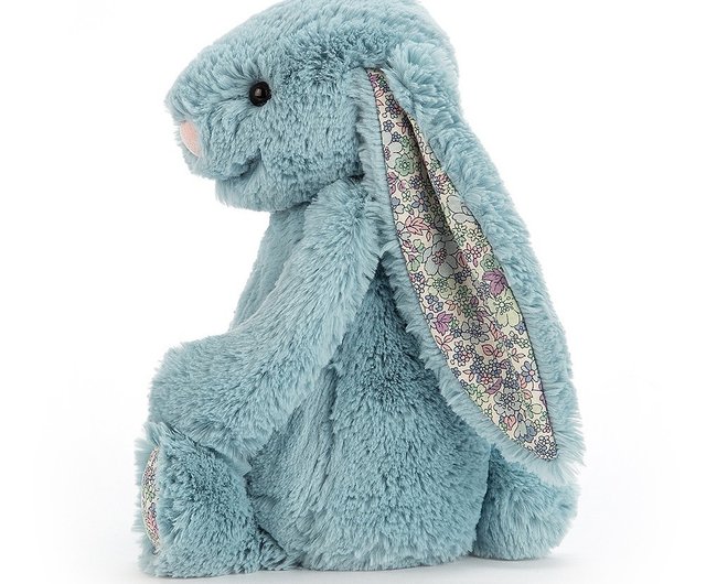 Jellycat aqua blossom store bunny