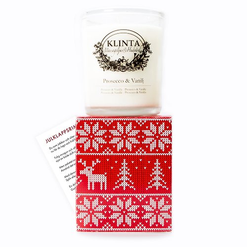 Klinta 【限定版】香氛按摩蠟燭 (45小時)- 氣泡葡萄酒&香草