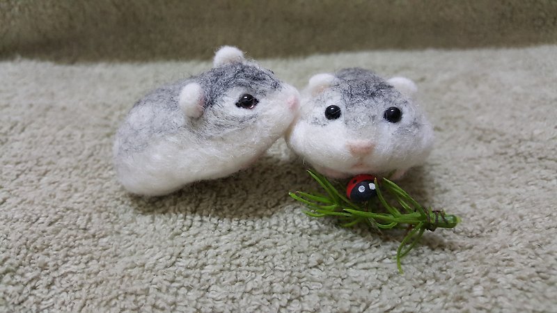 Wool Felt Treatment Department is really small hamster series ~ ornaments version (the whole house full 1000 free, add attention to enjoy the full enjoyment of 10 yuan discount Oh!) - Other - Wool 