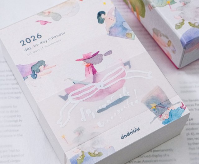 dodolulu 2026 卓上カレンダー　365日のgirls 2026 365ガールズカレンダー卓上 | 毎日めくるイラスト