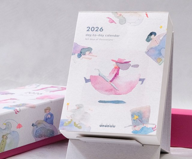 dodolulu 2026 卓上カレンダー　365日のgirls 2026 365ガールズカレンダー卓上 | 毎日めくるイラストカレンダー